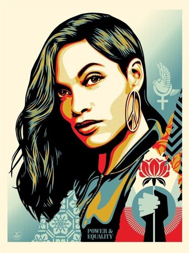 POWER & EQUALITY: FLOWER par Shepard Fairey, Édition en vente sur Singulart