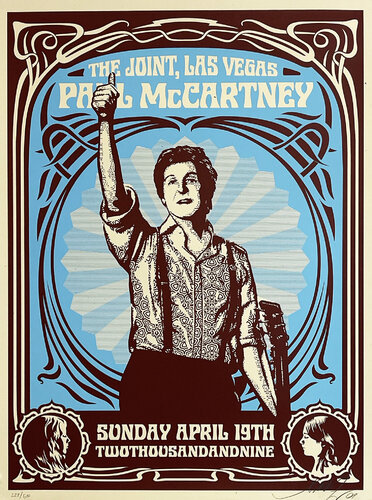 Paul McCartney: The Joint' **ON SALE** par Shepard Fairey, Édition en vente sur Singulart