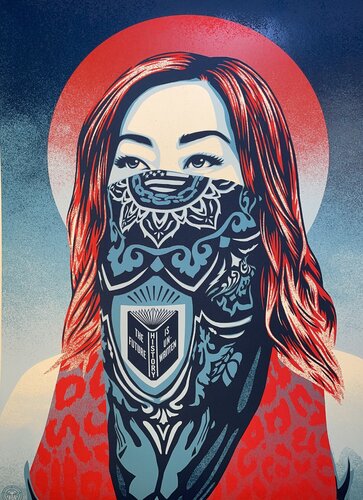 Shepard Fairey "Just Future Rising" Stop Asian Hate Print Cover Of Time Magazine Obey Giant par Shepard Fairey, Édition en vente sur Singulart