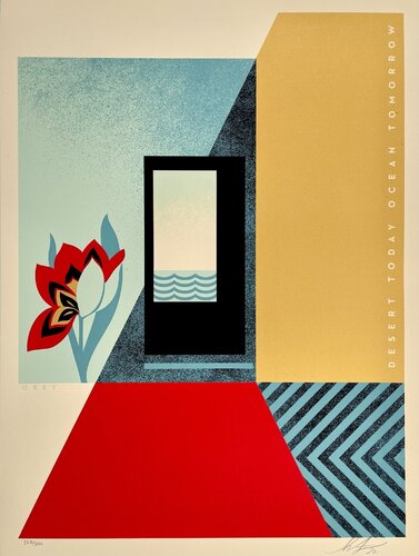 Desert Today Ocean Tomorrow par Shepard Fairey, Édition en vente sur Singulart
