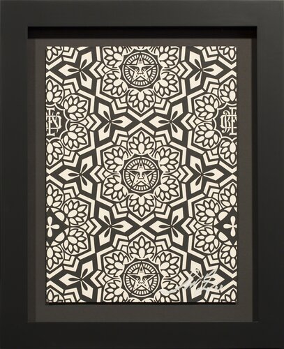 YEN PATTERN (BLACK) par Shepard Fairey, Édition en vente sur Singulart