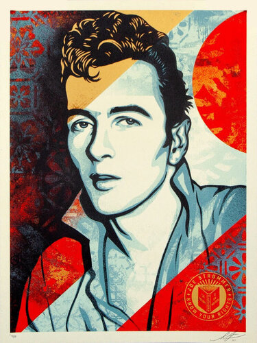 Joe Strummer - Know Your Rights par Shepard Fairey, Édition en vente sur Singulart