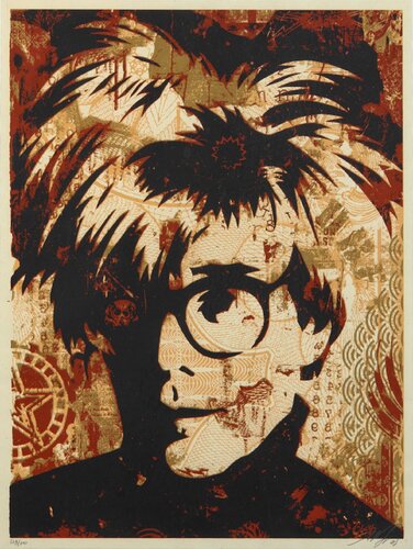 WARHOL par Shepard Fairey, Édition en vente sur Singulart