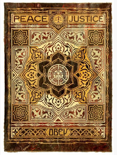 Peace and Justice 4 par Shepard Fairey, Autres supports en vente sur Singulart