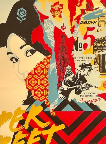 Drink Crude Oil par Shepard Fairey, Édition en vente sur Singulart