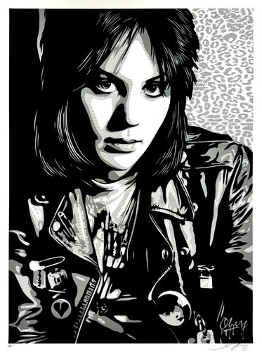 Joan Jett: The Runaway' (AP) par Shepard Fairey, Édition en vente sur Singulart