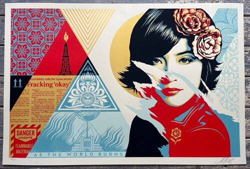 Open Minds par Shepard Fairey, Édition en vente sur Singulart