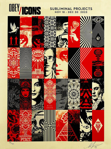 Obey/Icons' **ON SALE** par Shepard Fairey, Édition en vente sur Singulart
