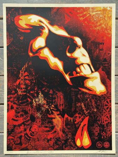 Bob Marley - Slave Driver par Shepard Fairey, Édition en vente sur Singulart