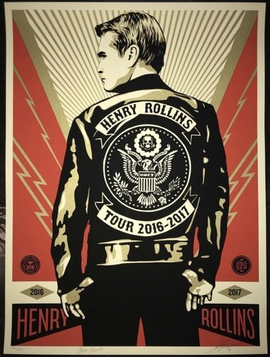 Henry Rollins Tour 2016 par Shepard Fairey, Édition en vente sur Singulart