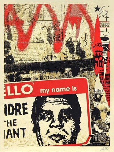 Hello My Name Is van Shepard Fairey, Afdruk te koop op Singulart