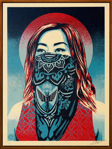 Just Angels Rising van Shepard Fairey, Andere media te koop op Singulart