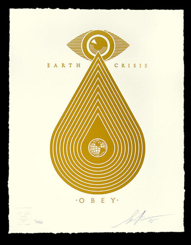 Earth Crisis Letterpress van Shepard Fairey, Afdruk te koop op Singulart