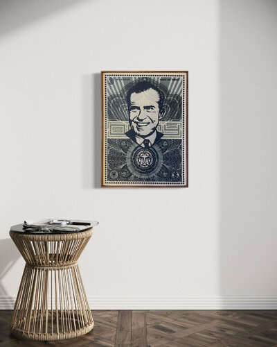 Lesser Gods ( Nixon) van Shepard Fairey, Afdruk te koop op Singulart