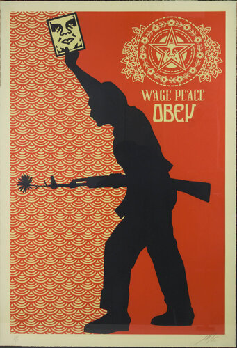 OBEY '04 (Wage Peace) by Shepard Fairey, Print for Sale on Singulart