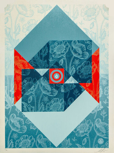 The Angles of Sedation and Destruction van Shepard Fairey, Afdruk te koop op Singulart