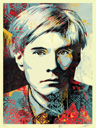 Andy Warhol Collage - Color van Shepard Fairey, Afdruk te koop op Singulart