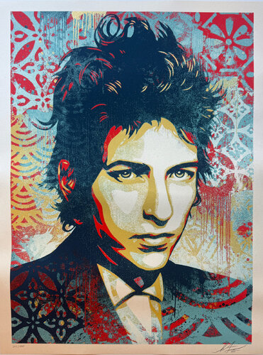 A Hard Rain's A-Gonna Fall van Shepard Fairey, Afdruk te koop op Singulart