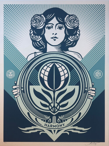 Protect Biodiversity - Cultivate Harmony van Shepard Fairey, Afdruk te koop op Singulart