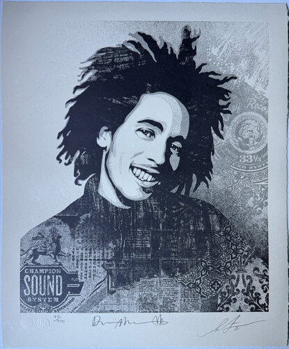 Lively Up Yourself - Letterpress van Shepard Fairey, Afdruk te koop op Singulart