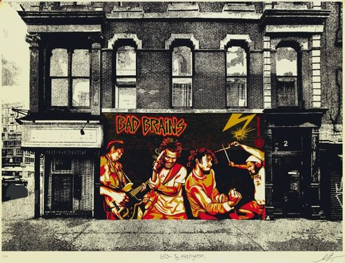 Bad Brains Bowery and Bleecker van Shepard Fairey, Afdruk te koop op Singulart