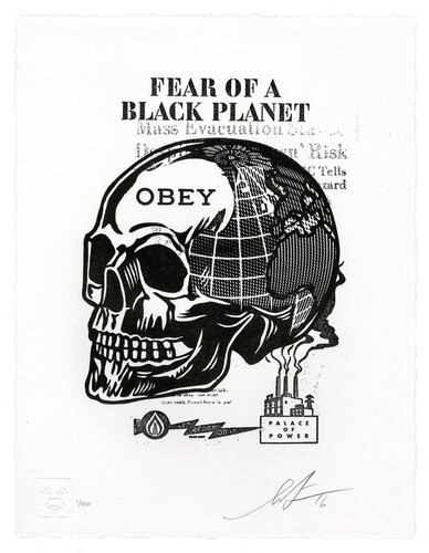Fear of a Black Planet par Shepard Fairey, Édition en vente sur Singulart