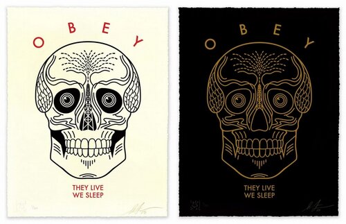They Live We Sleep Set von Shepard Fairey, Druck kaufen auf Singulart