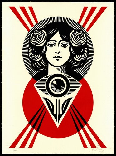Third Eye Open Letterpress by Shepard Fairey, Print for Sale on Singulart