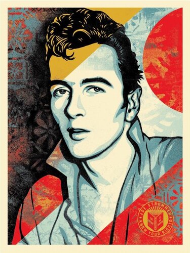 Joe Strummer von Shepard Fairey, Druck kaufen auf Singulart