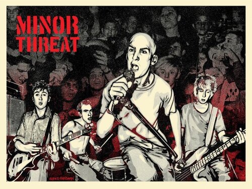 Just a Minor Threat by Shepard Fairey, Print for Sale on Singulart