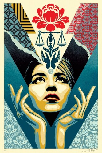 Uplift Justice van Shepard Fairey, Afdruk te koop op Singulart
