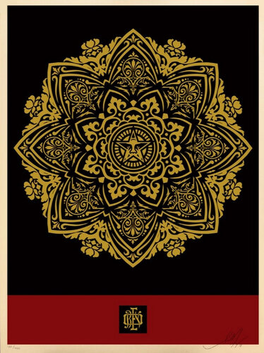 Mandala Ornament - Holiday von Shepard Fairey, Druck kaufen auf Singulart