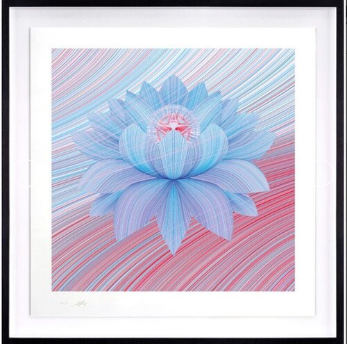 Unity x Obey Flower (Original Work) di Shepard Fairey, Stampa in vendita su Singulart