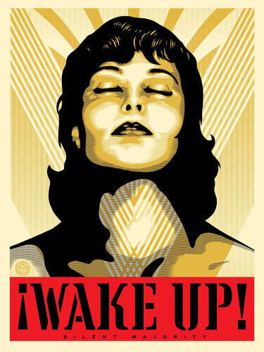 Wake Up von Shepard Fairey, Druck kaufen auf Singulart