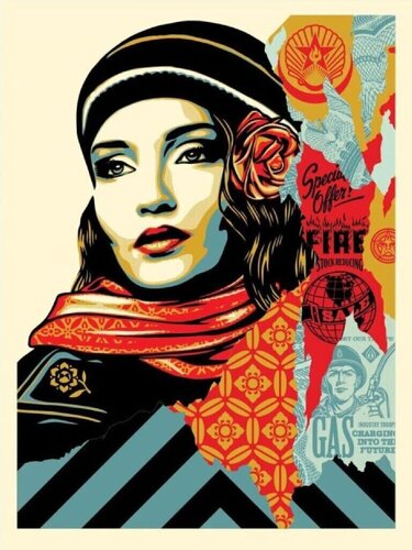 Obey Fire Sale von Shepard Fairey, Druck kaufen auf Singulart