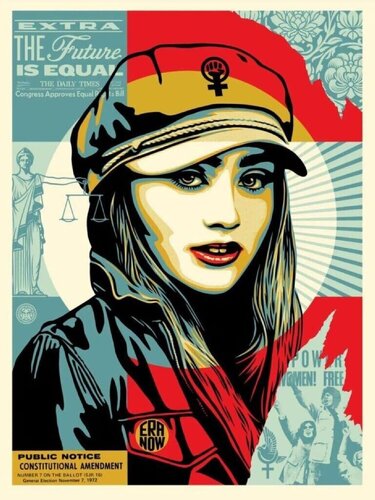 The Future is Equal van Shepard Fairey, Afdruk te koop op Singulart