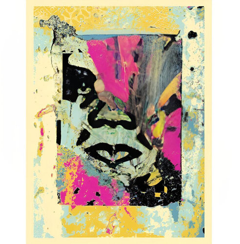 Enhanced Disintegration (Pink) van Shepard Fairey, Afdruk te koop op Singulart