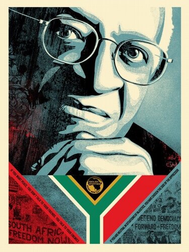 Desmond Tutu by Shepard Fairey, Print for Sale on Singulart
