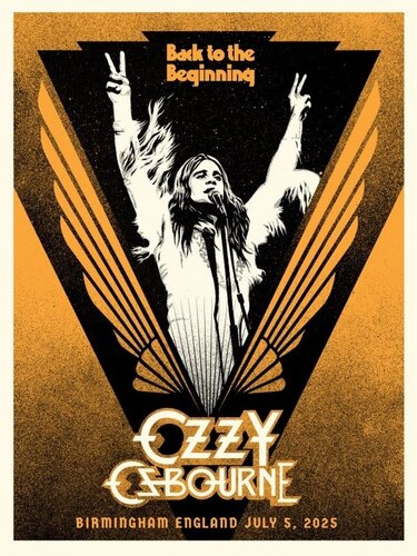 Ozzy Back to the Beginning by Shepard Fairey, 인쇄 for Sale on Singulart
