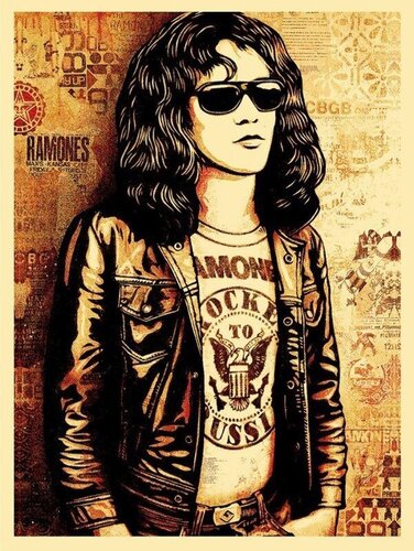 Tommy Ramone de Shepard Fairey, Impresión a la venta en Singulart