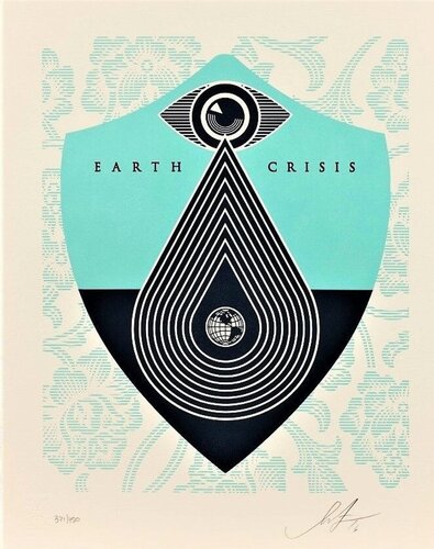 Earth Crisis Letterpress van Shepard Fairey, Afdruk te koop op Singulart