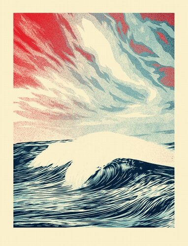 Force of Nature Letterpress di Shepard Fairey, Stampa in vendita su Singulart