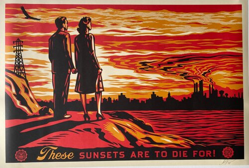 These Sunsets are to Die! von Shepard Fairey, Druck kaufen auf Singulart