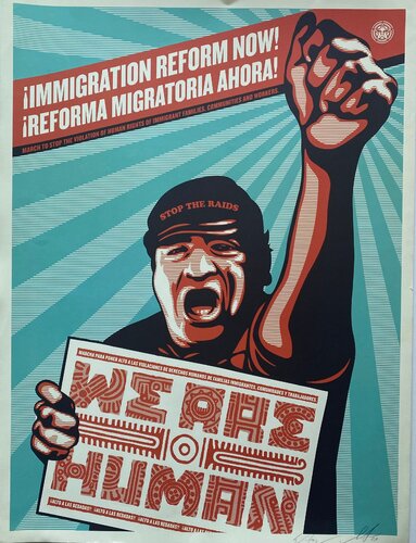 Immigration Reform Now by Shepard Fairey, Print for Sale on Singulart