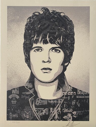 Clem Burke Sonic DNA by Shepard Fairey, Print for Sale on Singulart