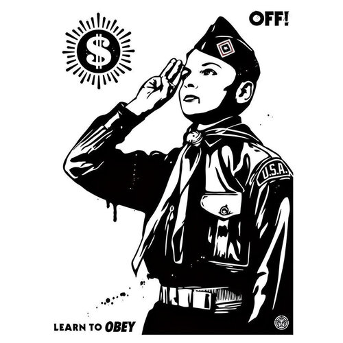 Learn to Obey by Shepard Fairey, Print for Sale on Singulart