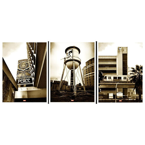 Covert to Overt (gold) by Shepard Fairey, Print for Sale on Singulart