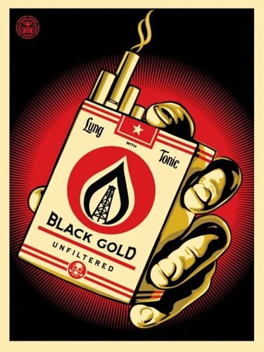 Black Gold by Shepard Fairey, Print for Sale on Singulart