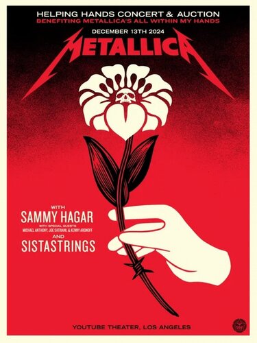 Metallica Helping Hands par Shepard Fairey, Édition en vente sur Singulart
