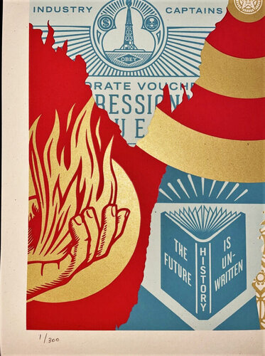 The Future is Unwritten par Shepard Fairey, Édition en vente sur Singulart